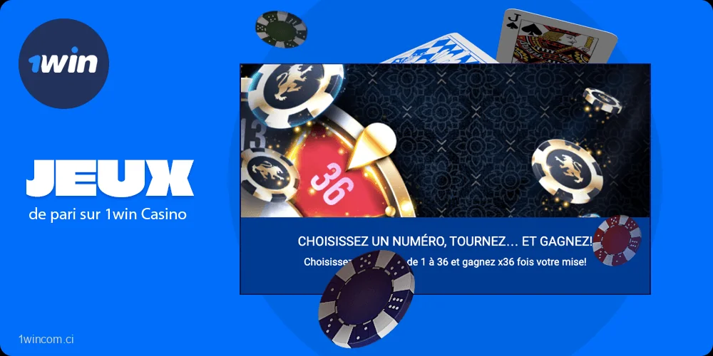 En savoir plus sur Jeux de pari sur 1win Casino